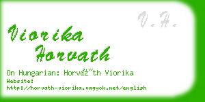 viorika horvath business card